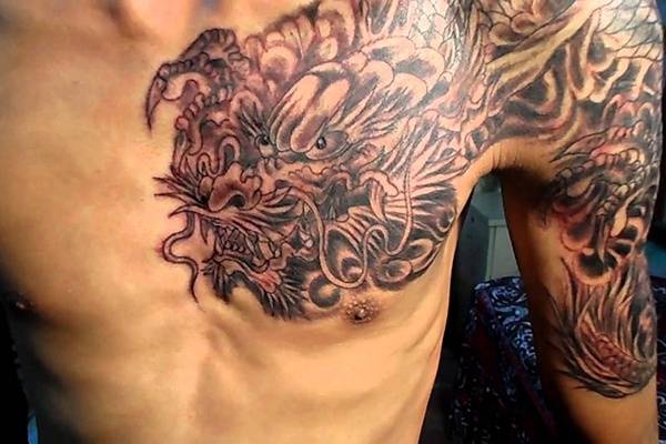 50+ hình xăm mệnh Thổ hợp phong thủy cho nam nữ 29 Hình xăm rồng