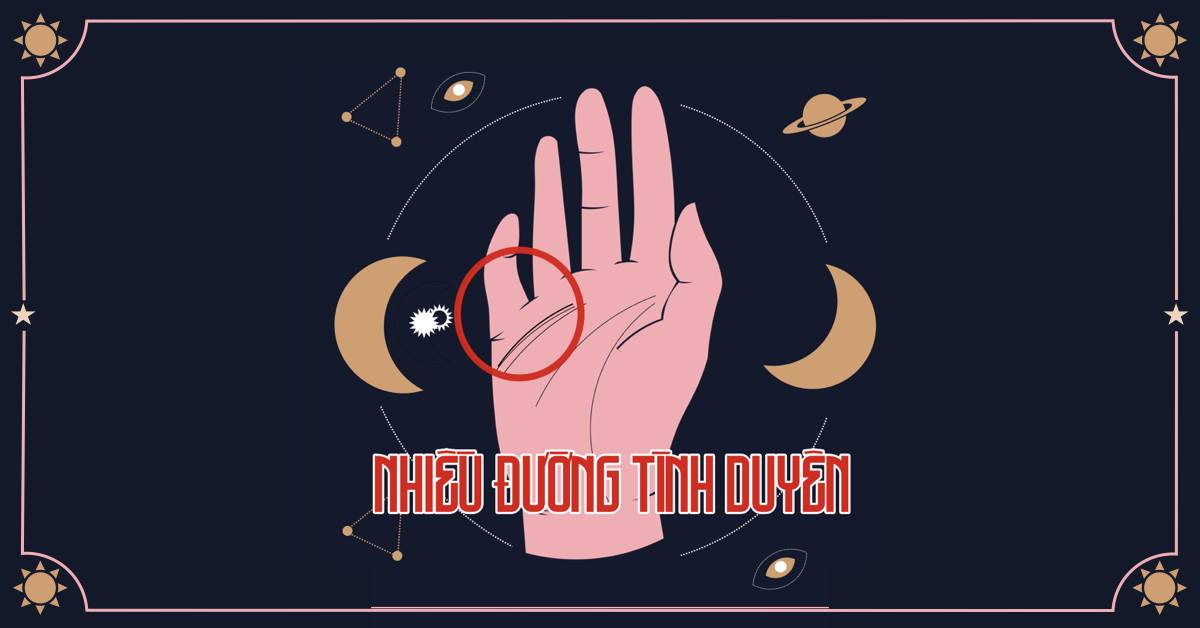 Chỉ tay có duyên âm là gì? Giải mã ý nghĩa chi tiết và chuẩn 100% 5 Có quá nhiều đường tình duyên trên một bàn tay