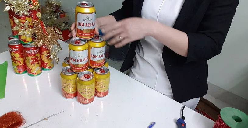 Hướng dẫn cách làm tháp tài lộc trưng Tết đẹp, ý nghĩa 36 Cách làm tháp bia