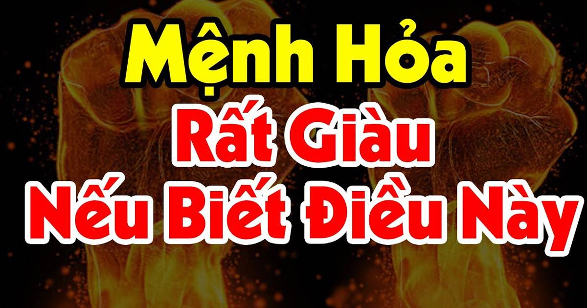 Tính cách mệnh Hỏa hợp nghề gì?