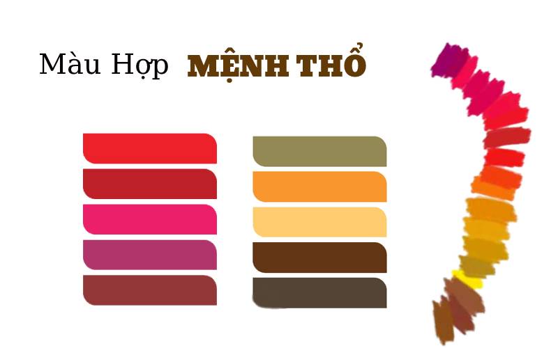 Mệnh Thổ hợp màu gì? 5 màu sắc may mắn của mệnh Thổ 14 Mệnh Thổ hợp màu gì?