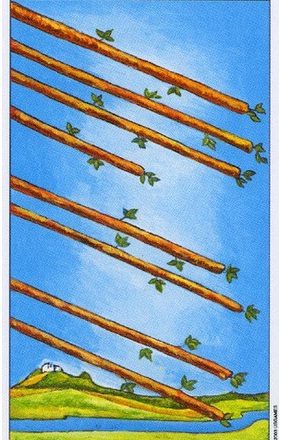 EIGHT OF WANDS