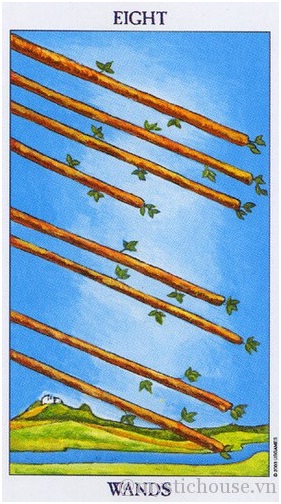 EIGHT OF WANDS