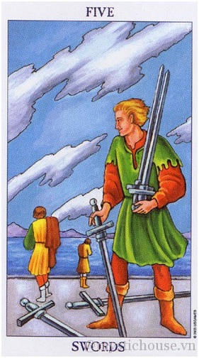 FIVE OF SWORDS