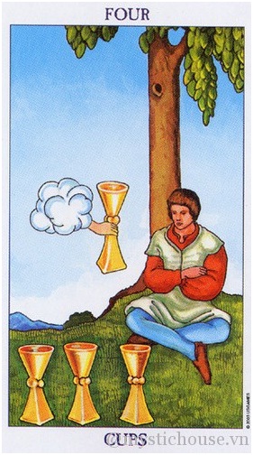 FOUR OF CUPS