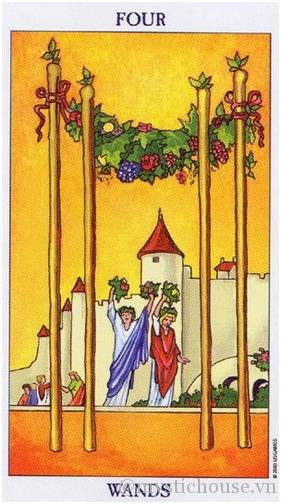 FOUR OF WANDS 2 four of wands 6524c58d17ca3