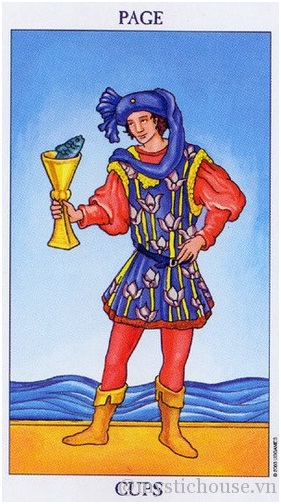 PAGE OF CUPS