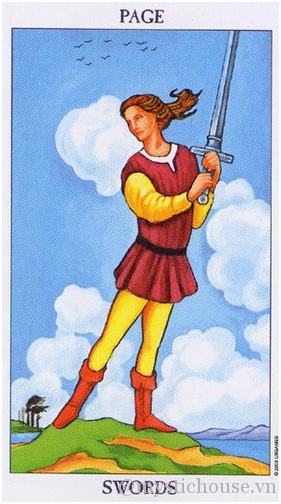PAGE OF SWORDS