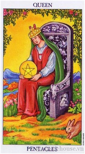 QUEEN OF PENTACLES 2 queen of pentacles 6524bedfccb1a