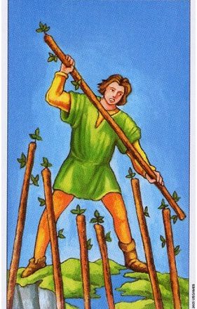 SEVEN OF WANDS