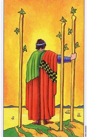 THREE OF WANDS