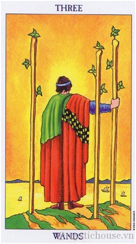 THREE OF WANDS