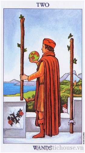 TWO OF WANDS