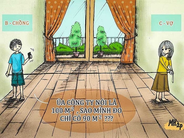 Diện tích tim tường và diện tích thông thủy là gì? 7 dien tich tim tuong la gi